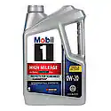 High Mileage Full Synthetic Engine Oil 0W-20, 5 Quart